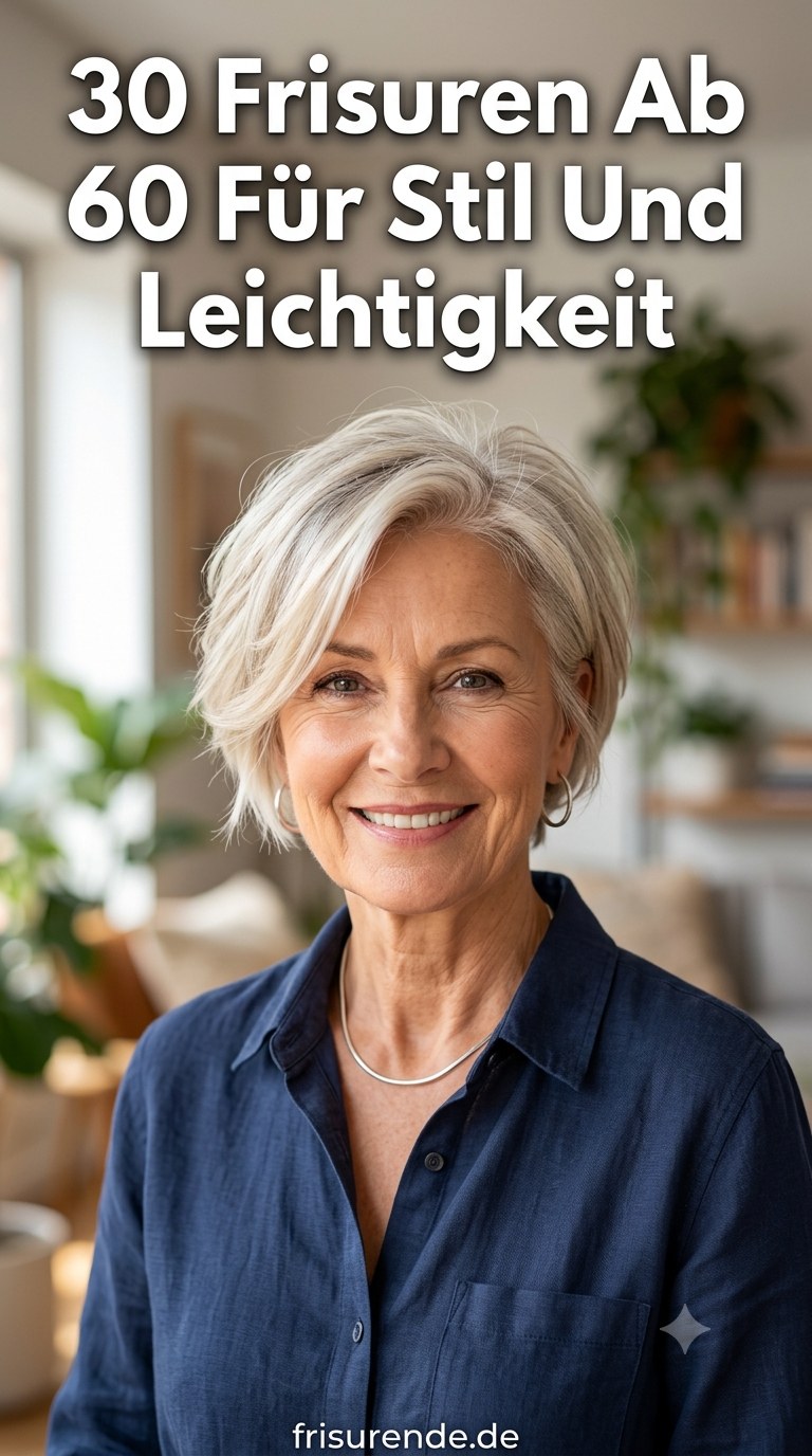 30 Frisuren Ab 60 Für Stil Und Leichtigkeit