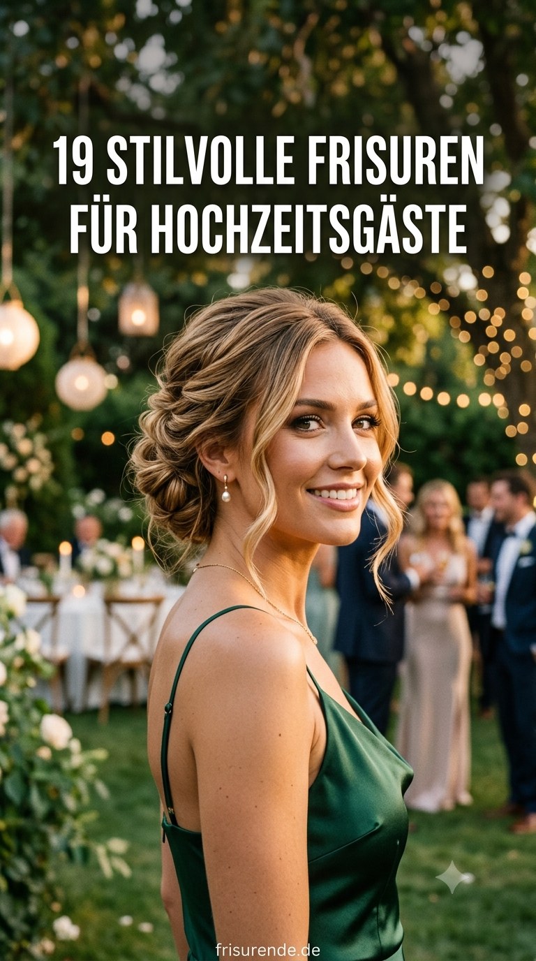 19 Stilvolle Frisuren für Hochzeitsgäste