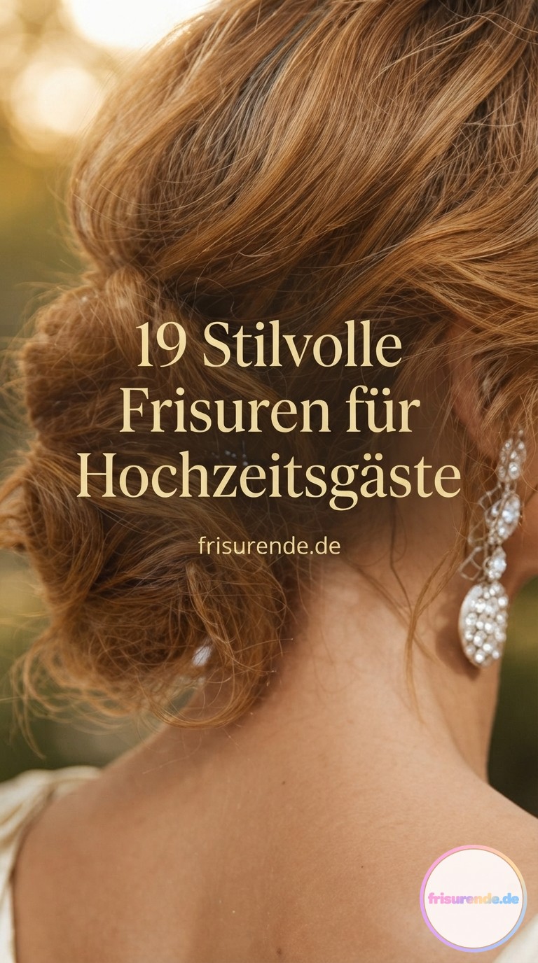 19 Stilvolle Frisuren für Hochzeitsgäste