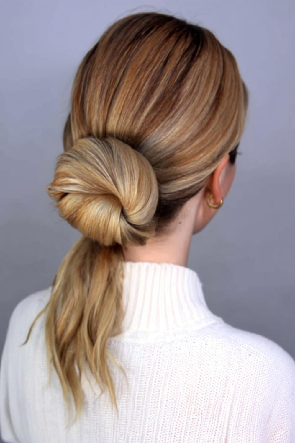 Romantischer Twisted Ponytail