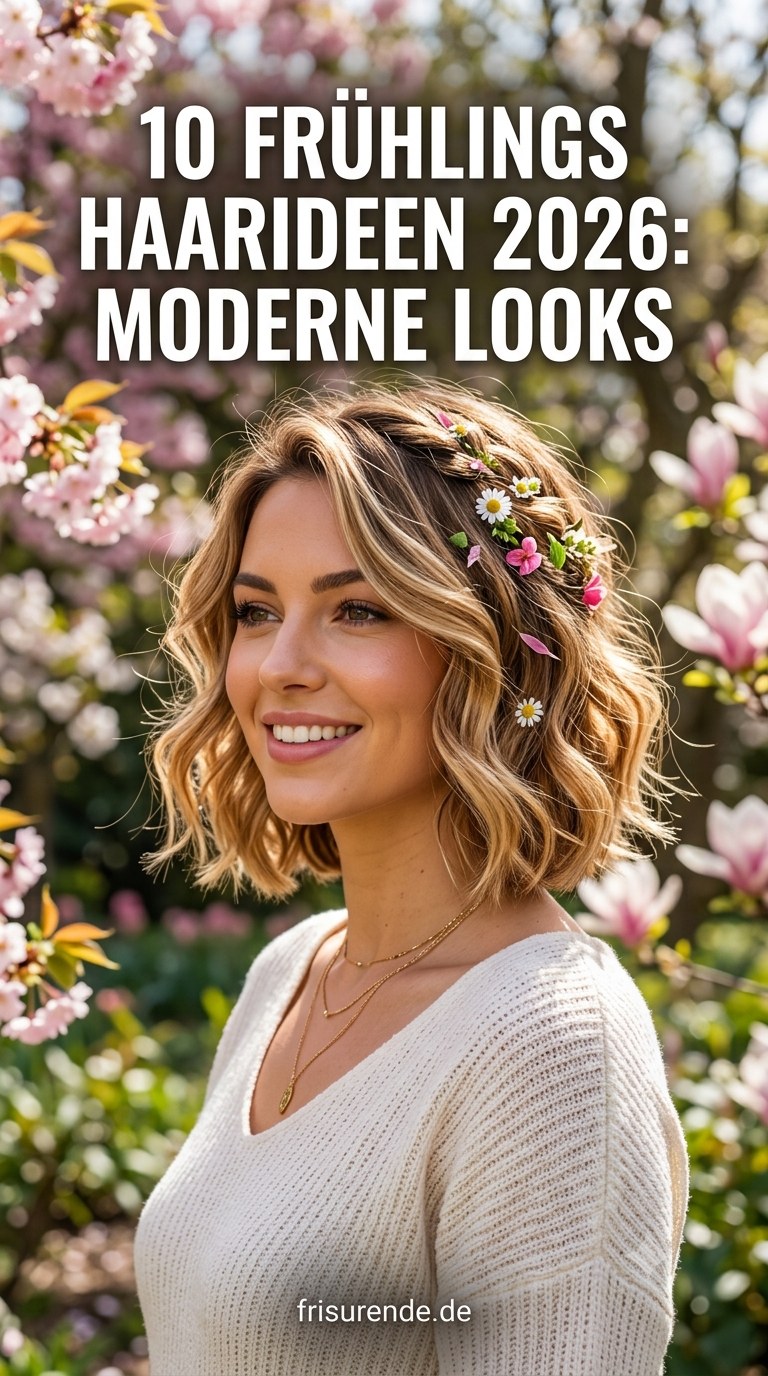 10 Frühlings Haarideen 2026: Moderne Looks