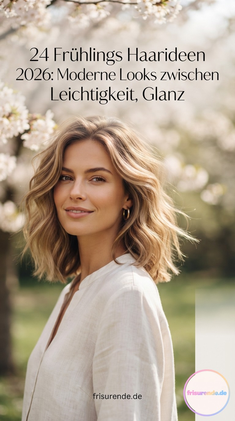 24 Frühlings Haarideen 2026: Moderne Looks zwischen Leichtigkeit, Glanz und natürlicher Eleganz