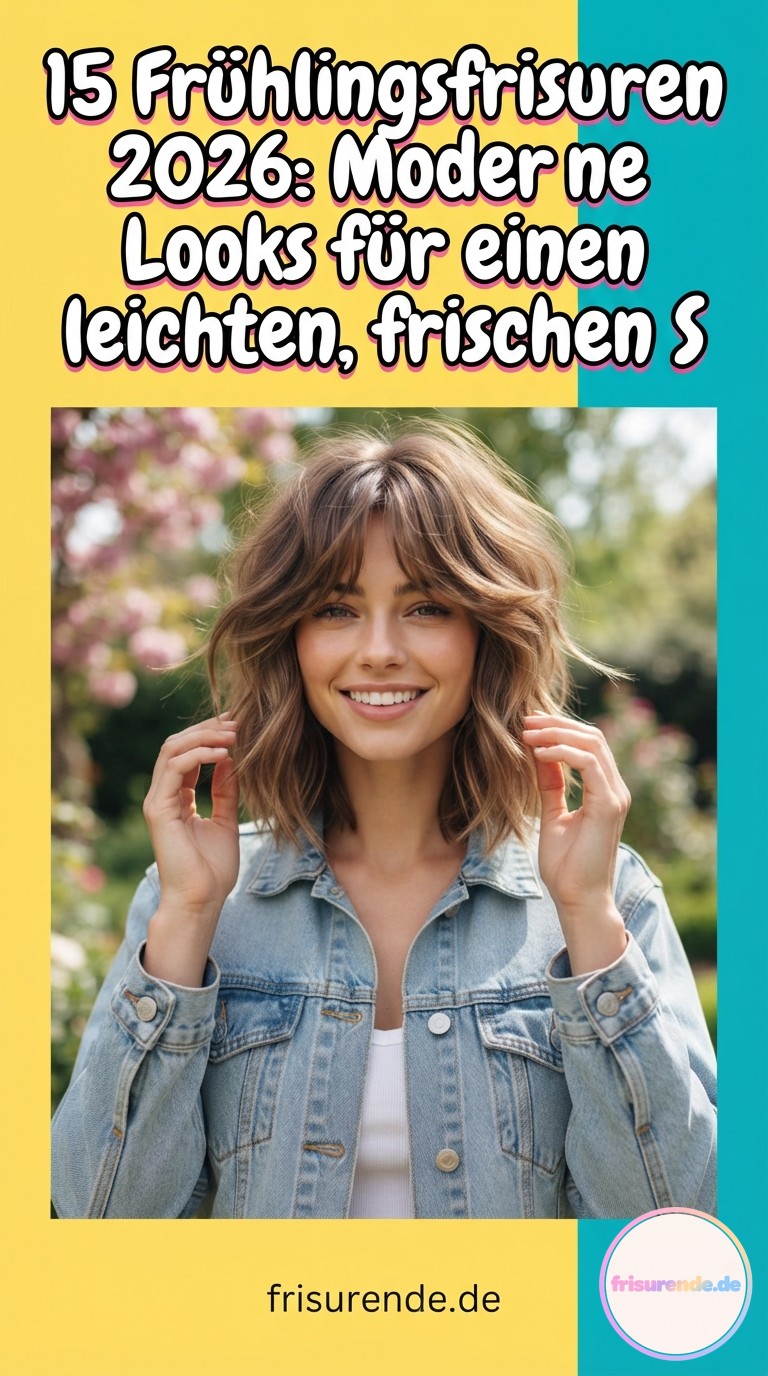 15 Frühlingsfrisuren 2026: Moderne Looks für einen leichten, frischen Saisonstart