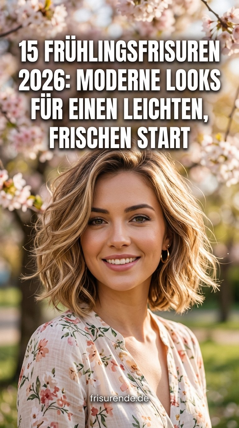 15 Frühlingsfrisuren 2026: Moderne Looks für einen leichten, frischen Saisonstart