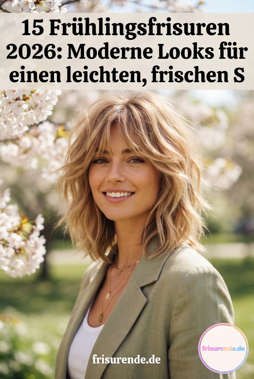 15 Frühlingsfrisuren 2026: Moderne Looks für einen leichten, frischen Saisonstart