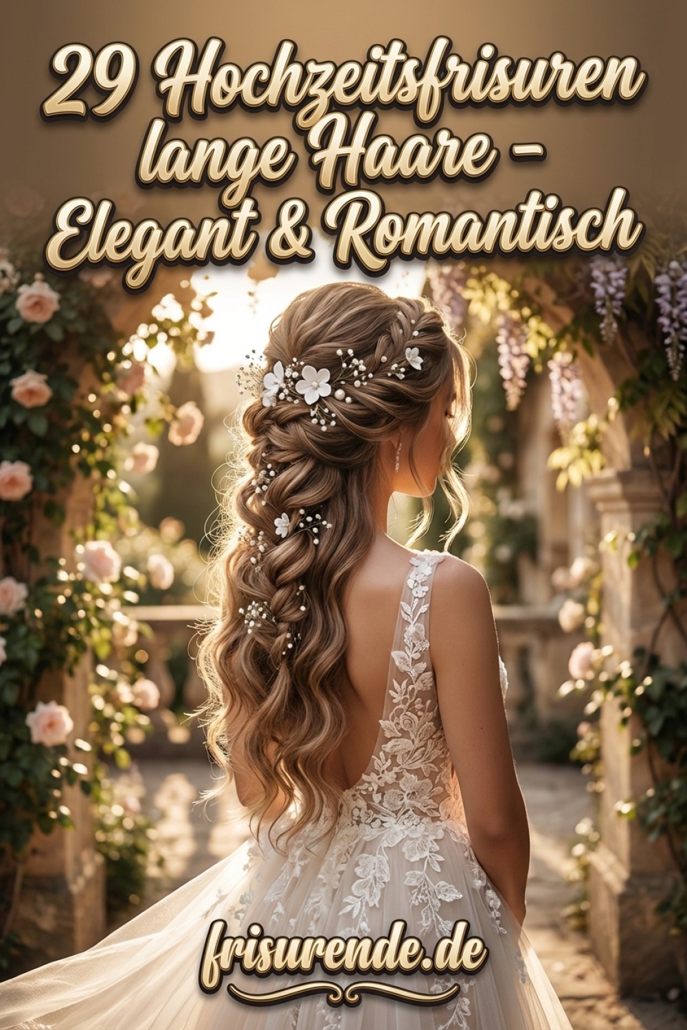 29 Hochzeitsfrisuren lange Haare - Elegant & Romantisch