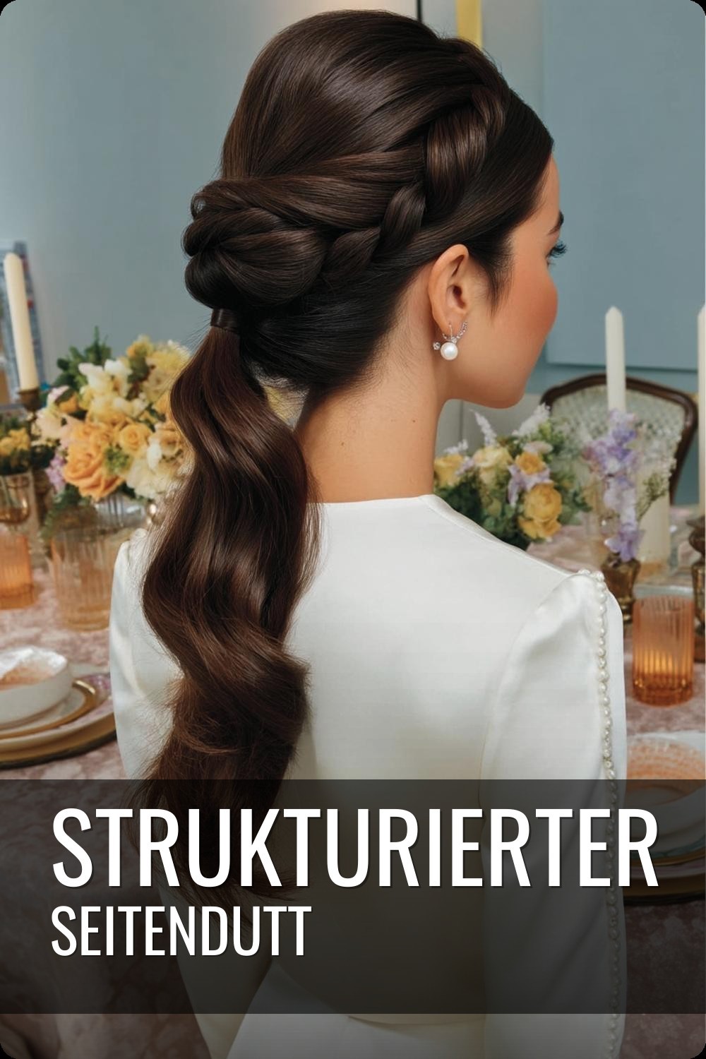 Strukturierter Seitendutt