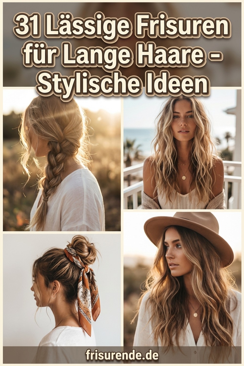 31 Lässige Frisuren für Lange Haare - Stylische Ideen
