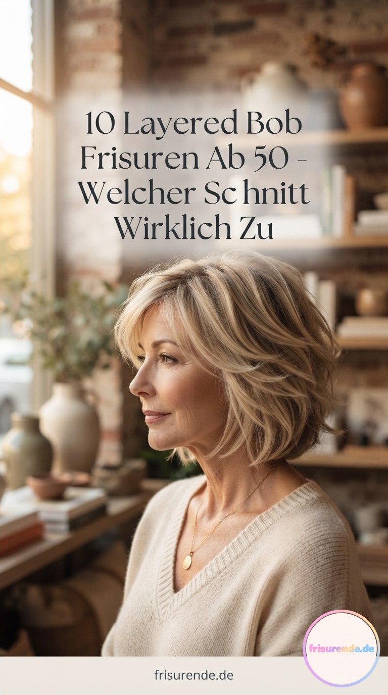 10 Layered Bob Frisuren Ab 50 - Welcher Schnitt Wirklich Zu
