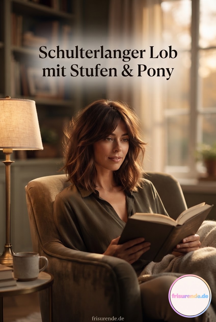 Schulterlanger Lob mit Stufen & Pony
