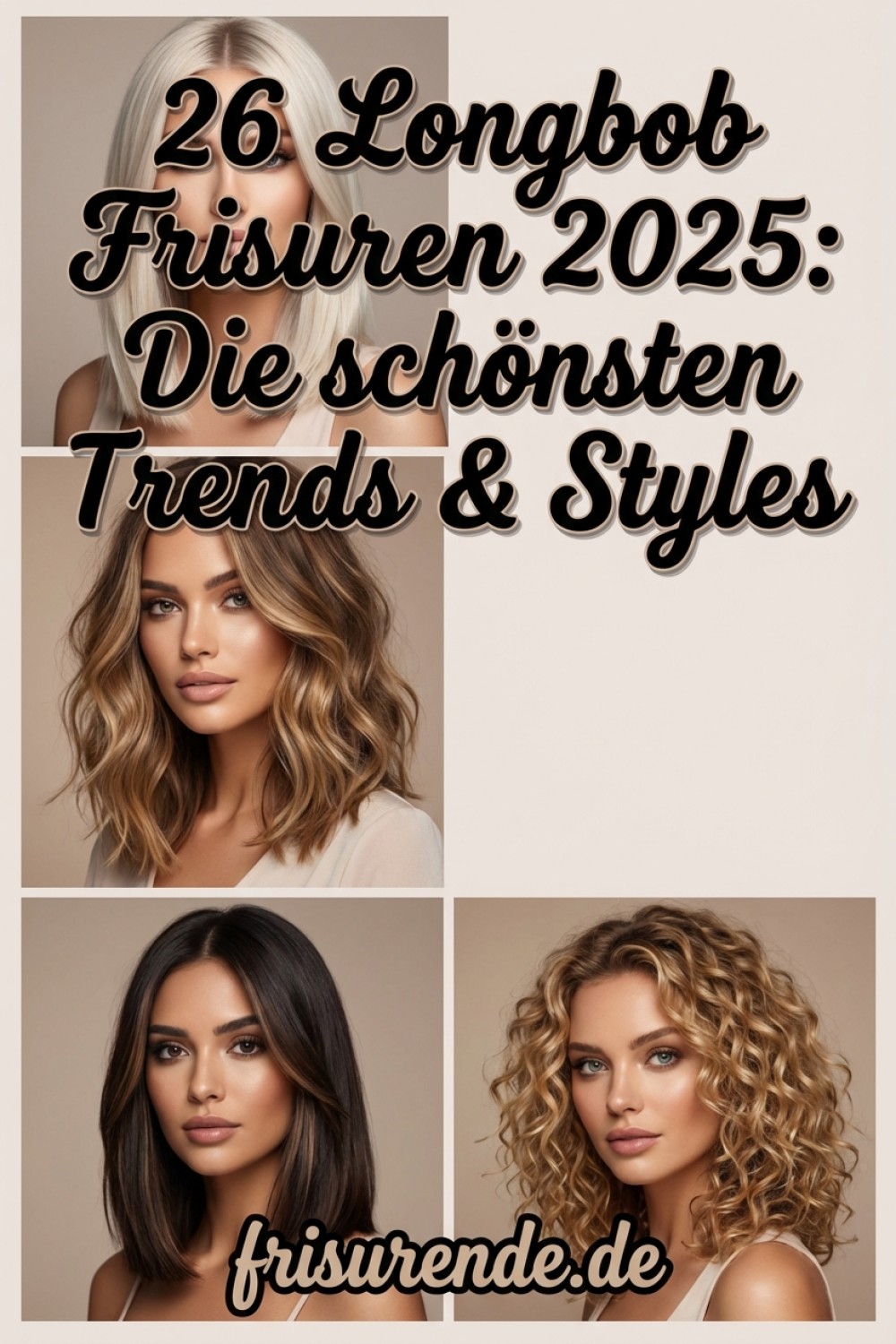 26 Longbob Frisuren 2025: Die schönsten Trends & Styles