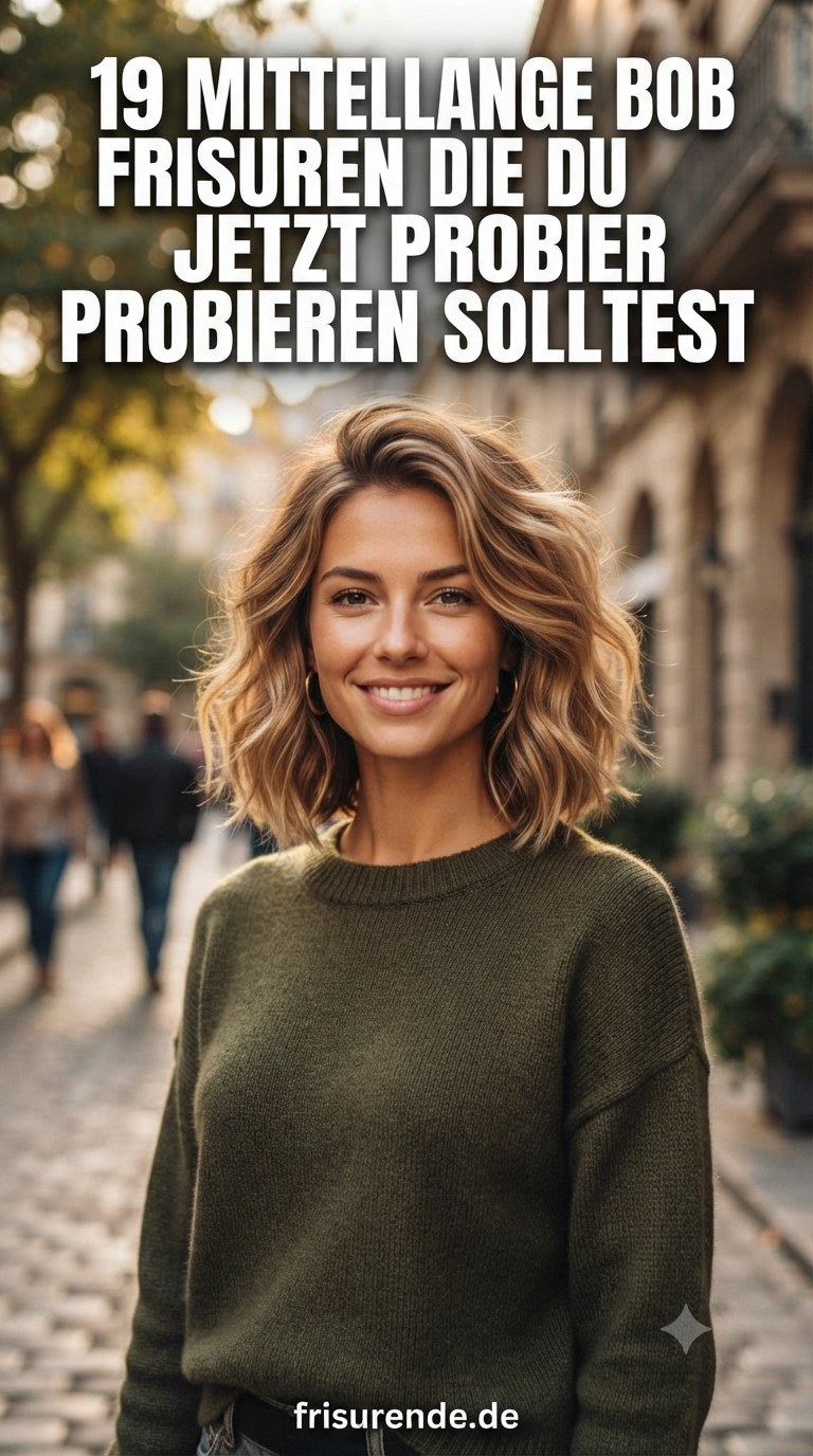 19 Mittellange Bob Frisuren Die Du Jetzt Probieren Solltest