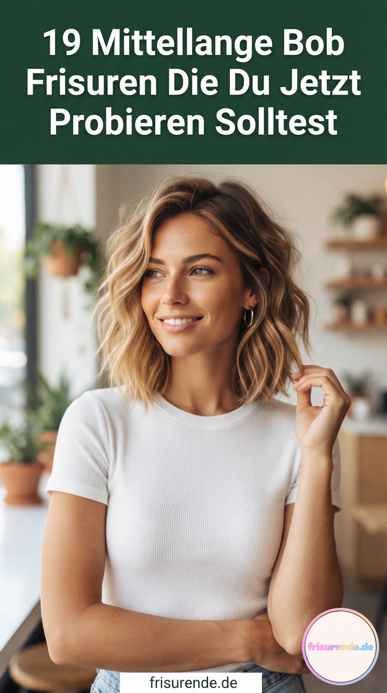 19 Mittellange Bob Frisuren Die Du Jetzt Probieren Solltest