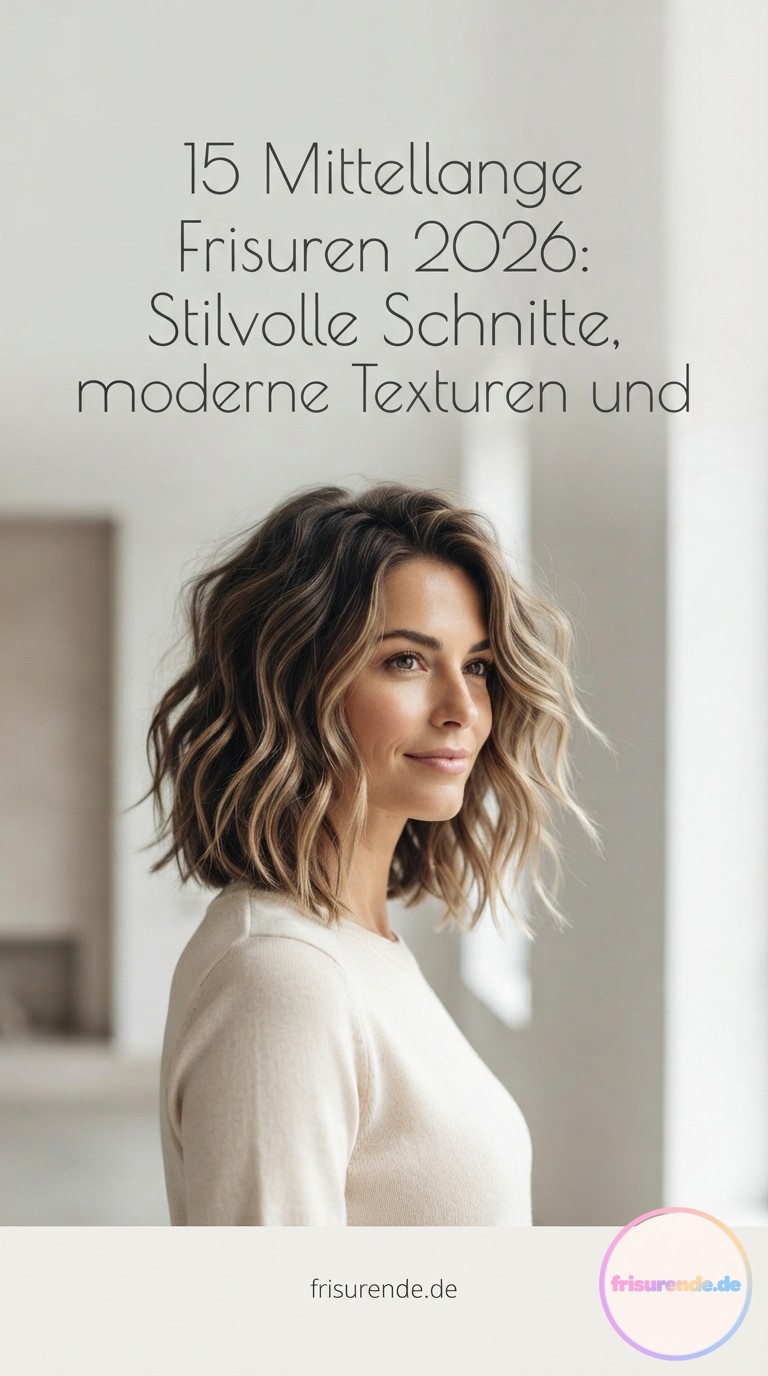 15 Mittellange Frisuren 2026: Stilvolle Schnitte, moderne Texturen und tragbare Trends