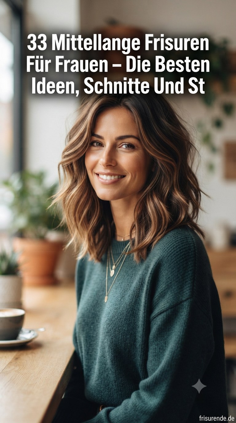 33 Mittellange Frisuren Für Frauen – Die Besten Ideen, Schnitte Und Stylingtipps