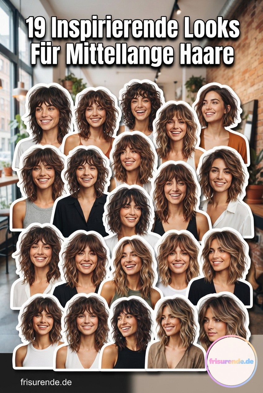 19 Inspirierende Looks Für Mittellange Haare