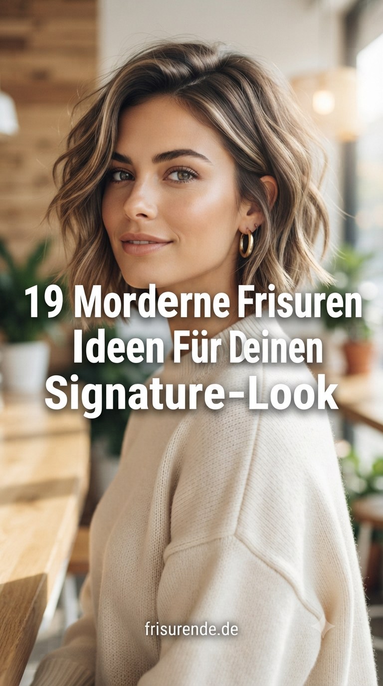19 Moderne Frisuren Ideen Für Deinen Signature-Look