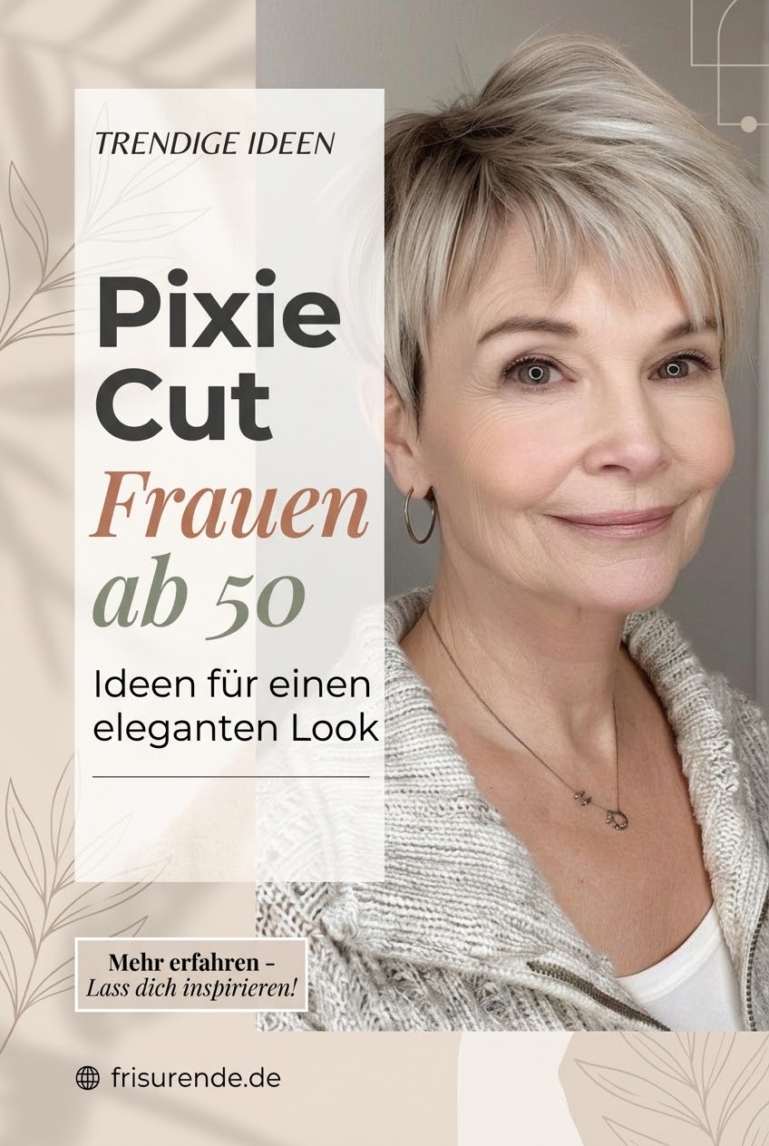 Pixie Cut Frauen ab 50 Ideen für einen eleganten Look