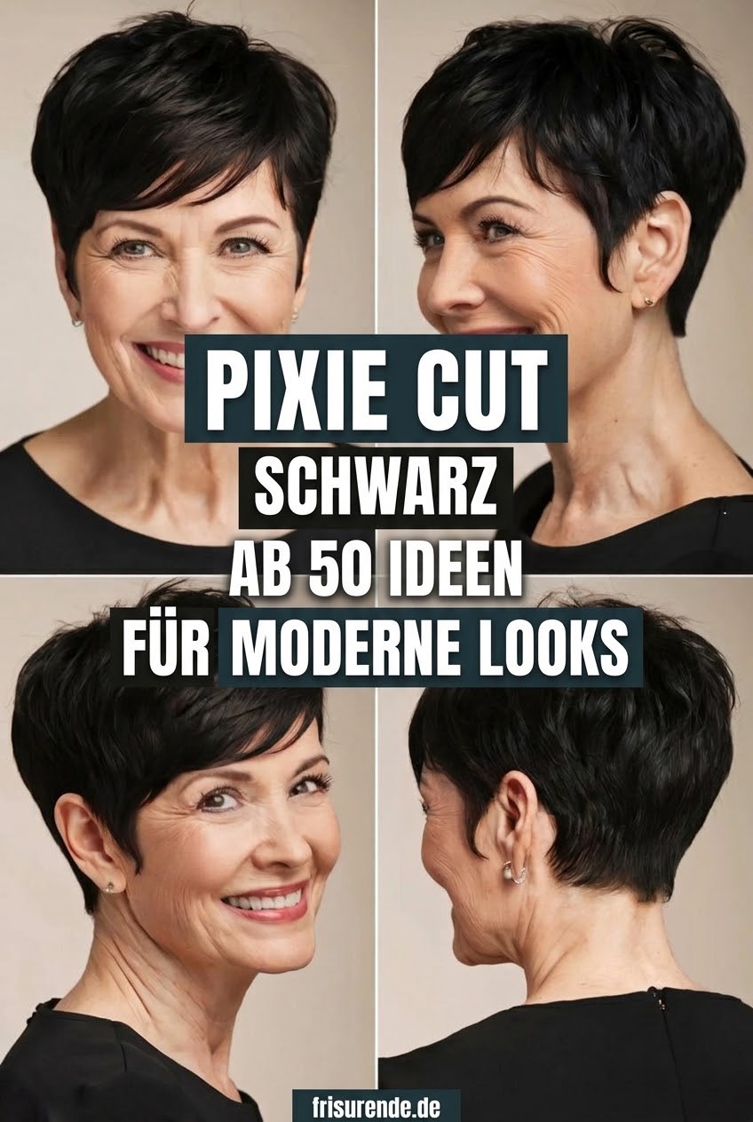 Pixie Cut schwarz ab 50 Ideen für moderne Looks