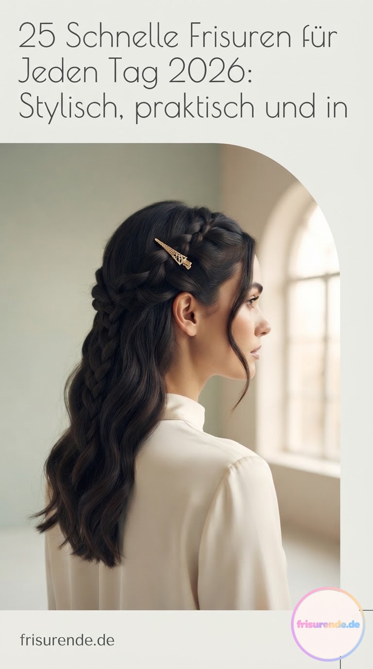 25 Schnelle Frisuren für Jeden Tag 2026: Stylisch, praktisch und in Minuten gemacht
