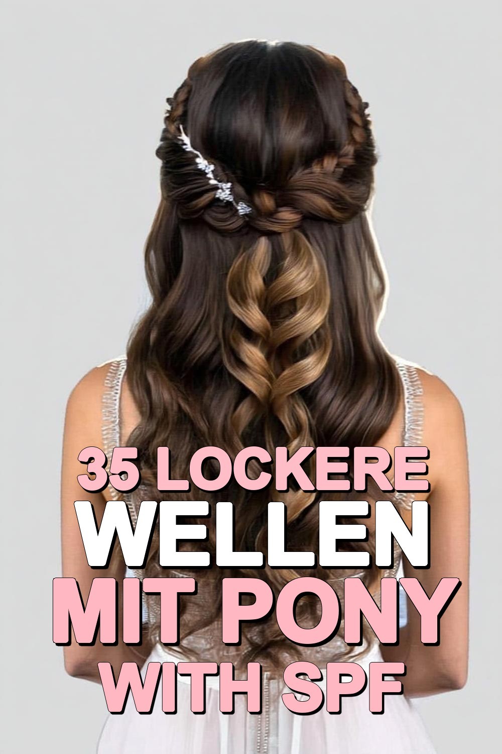 Lockere Wellen mit Pony