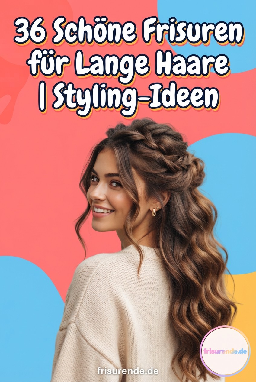 36 Schöne Frisuren für Lange Haare | Styling-Ideen