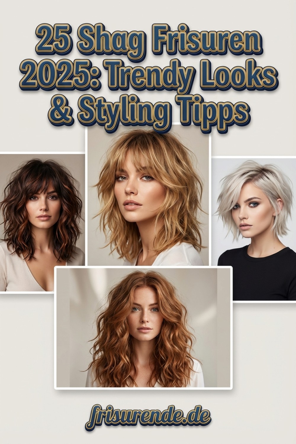 25 Shag Frisuren 2025: Trendy Looks & Styling Tipps