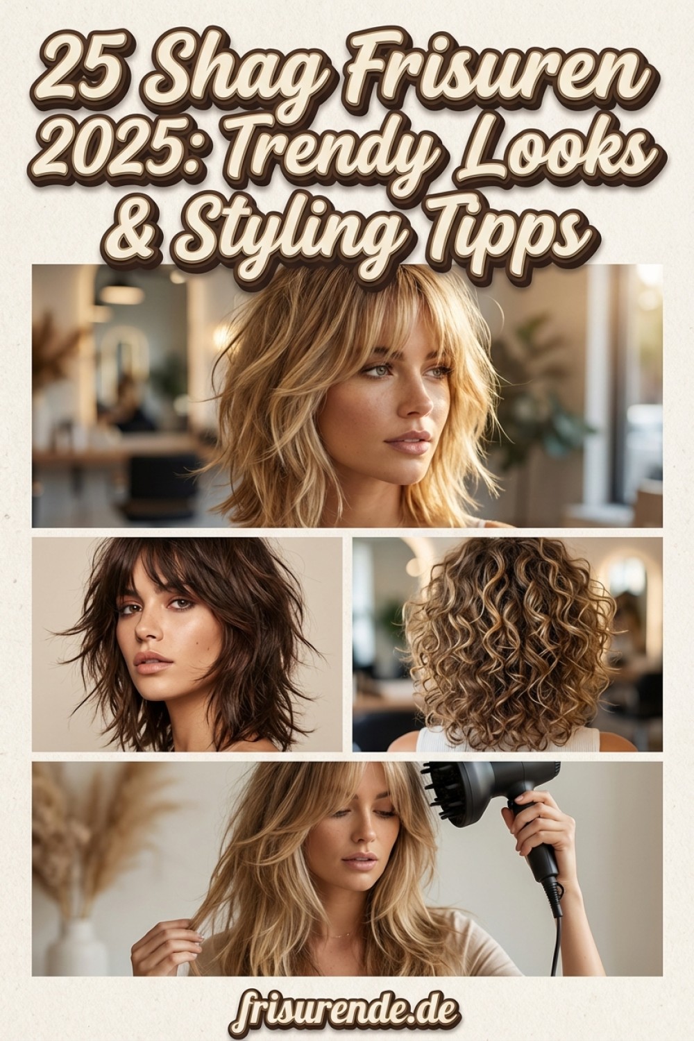 25 Shag Frisuren 2025: Trendy Looks & Styling Tipps