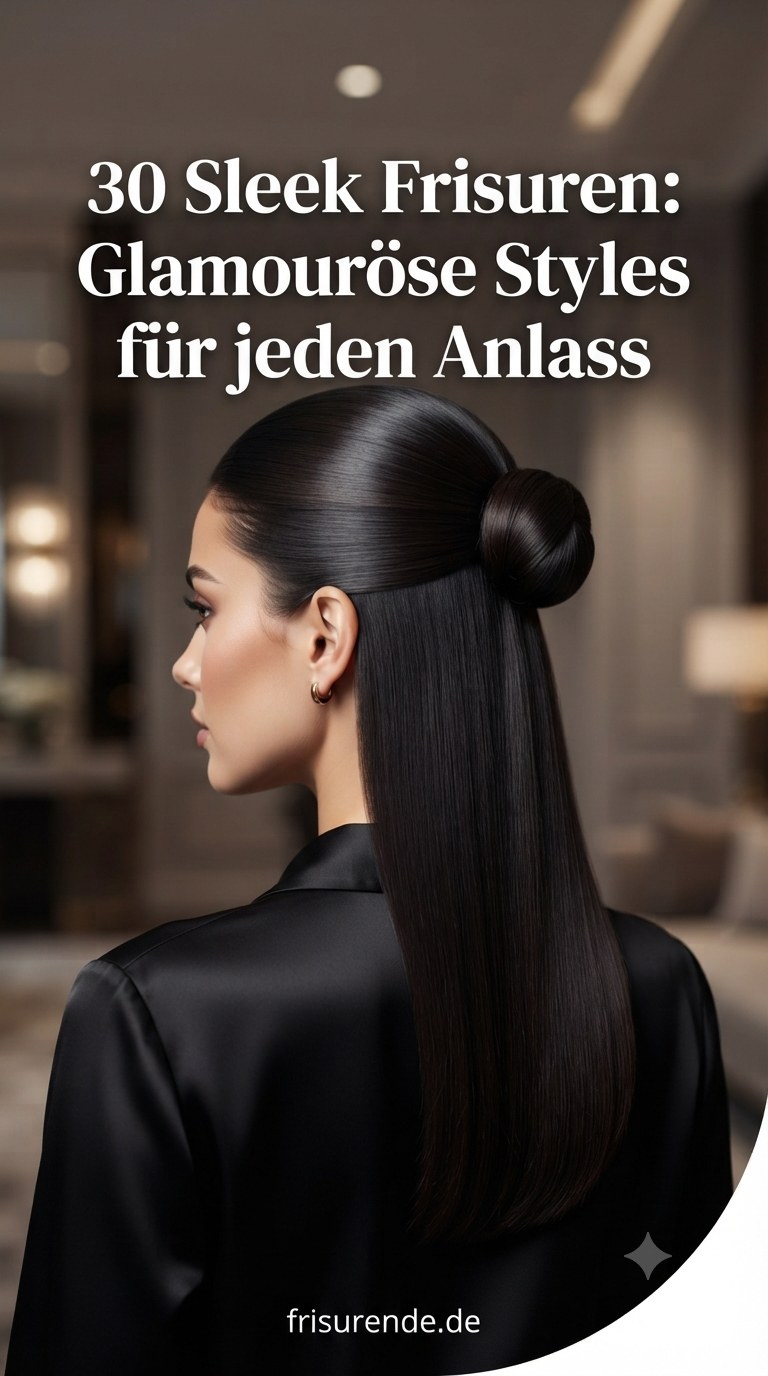 30 Sleek Frisuren: Glamouröse Styles für jeden Anlass