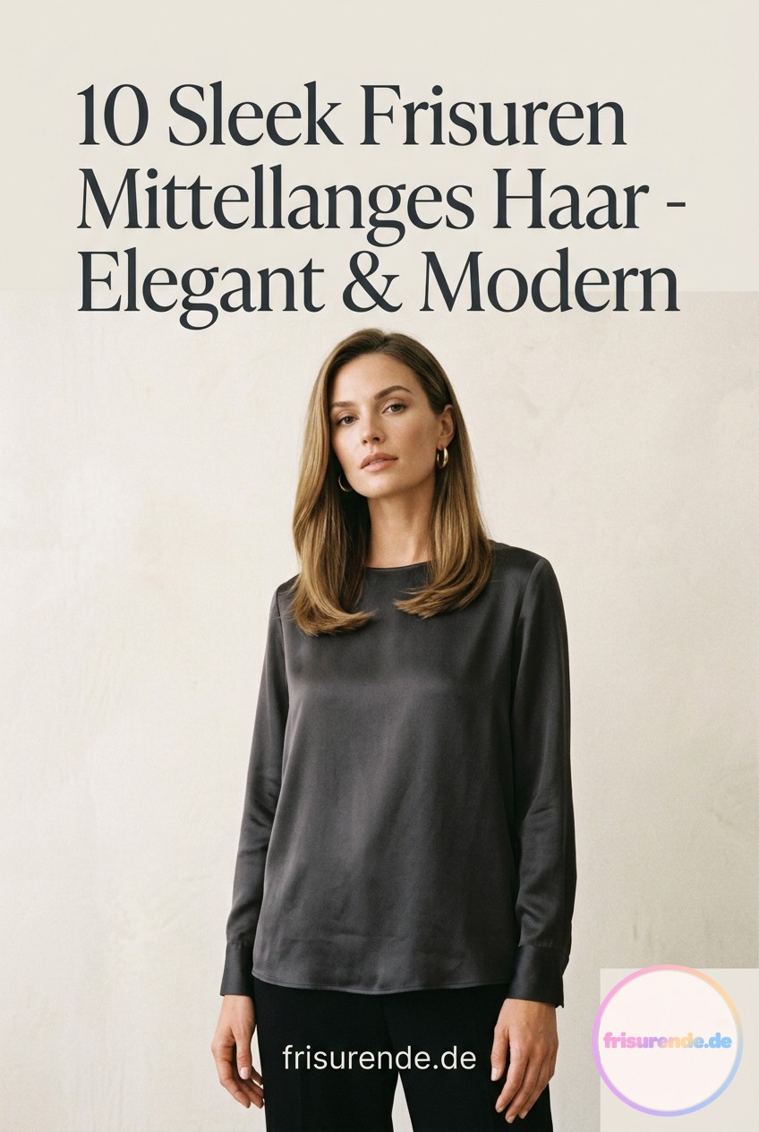 10 Sleek Frisuren Mittellanges Haar - Elegant & Modern