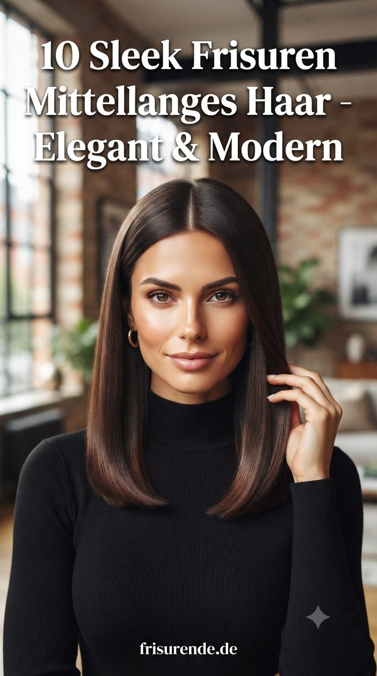 10 Sleek Frisuren Mittellanges Haar - Elegant & Modern