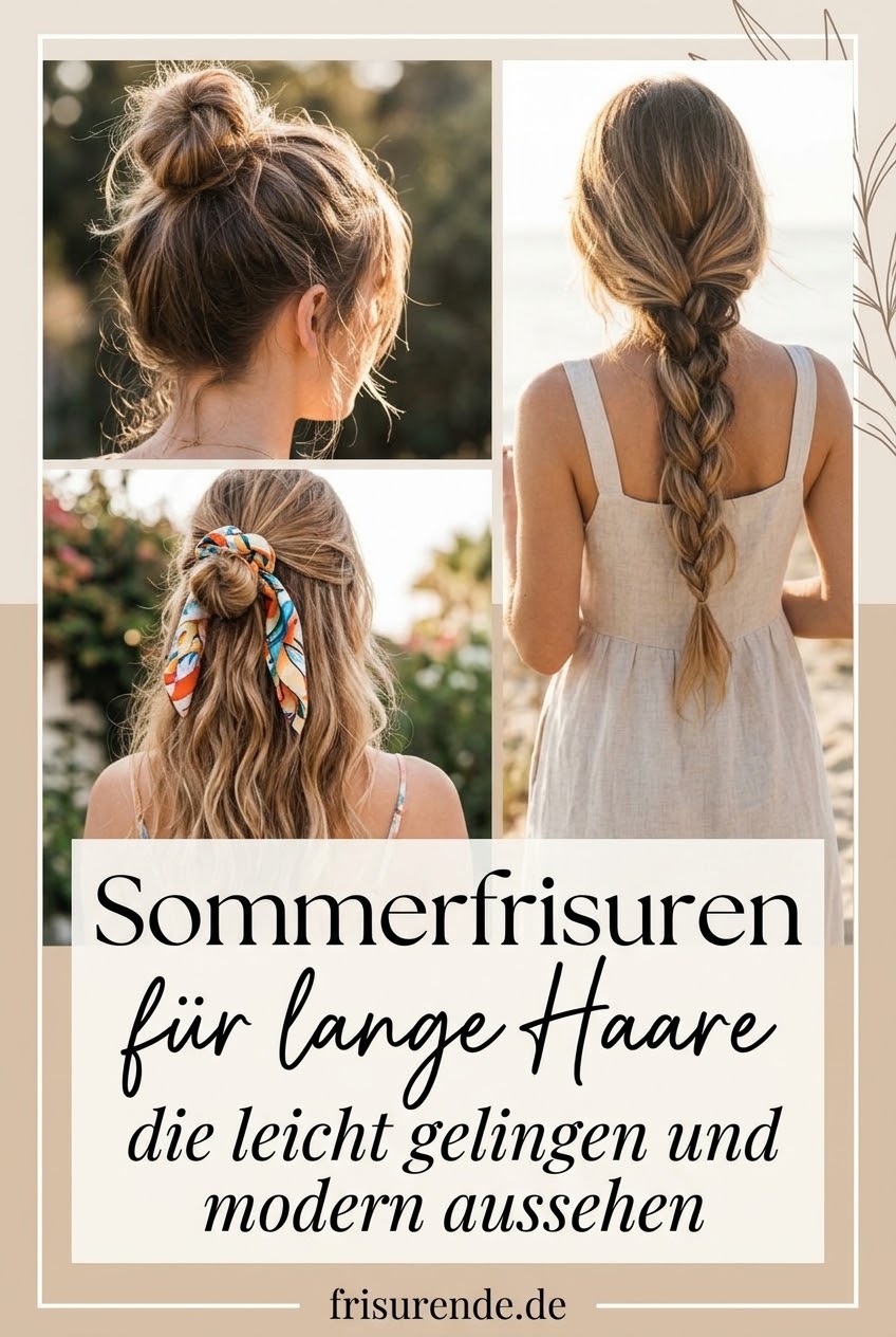 Sommerfrisuren für lange Haare die leicht gelingen und modern aussehen
