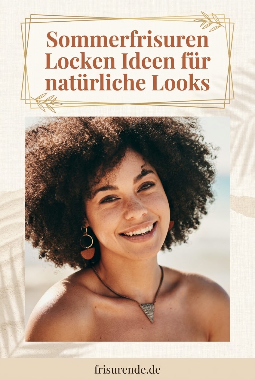 Sommerfrisuren Locken Ideen für natürliche Looks