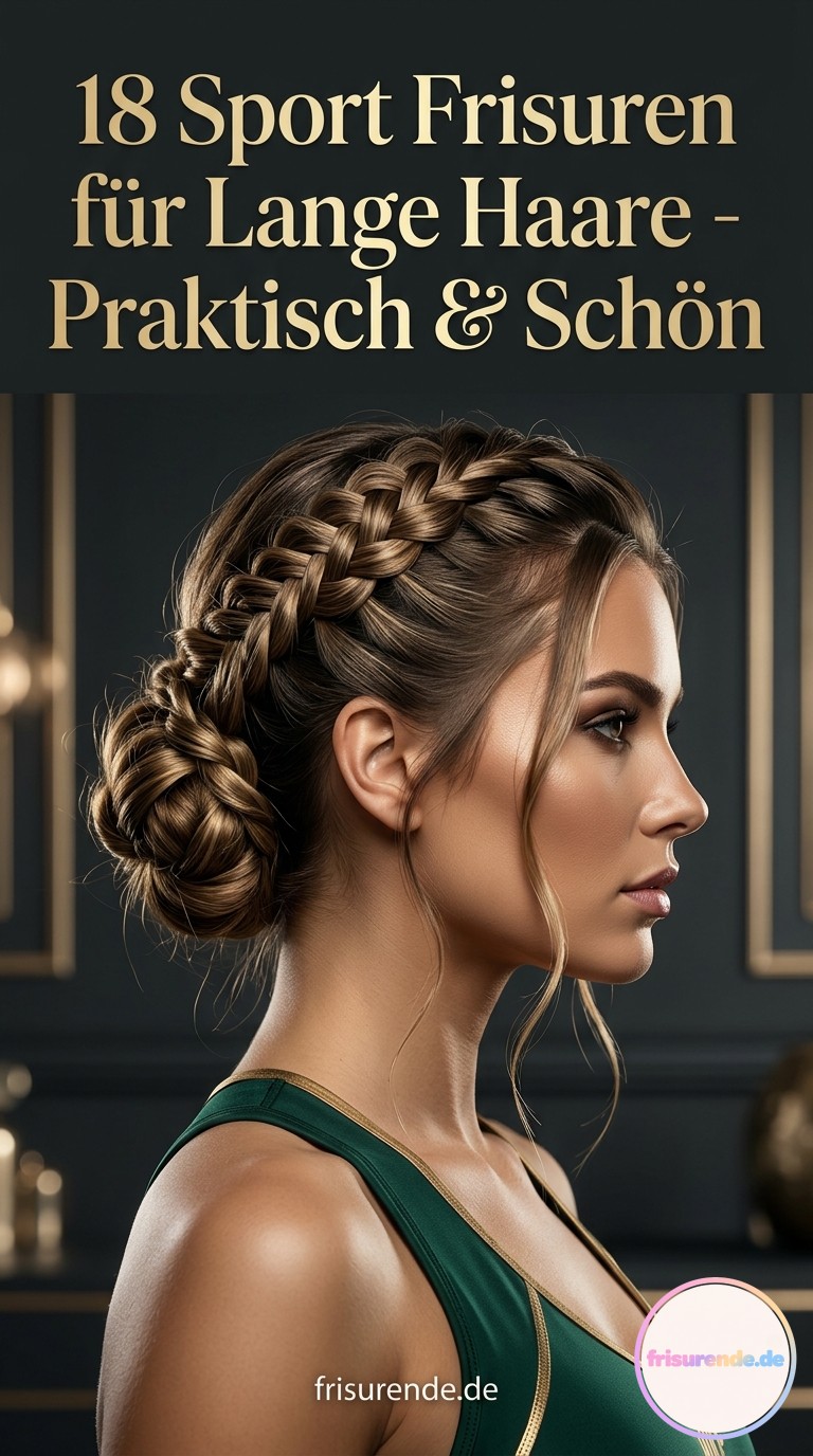 18 Sport Frisuren für Lange Haare - Praktisch & Schön