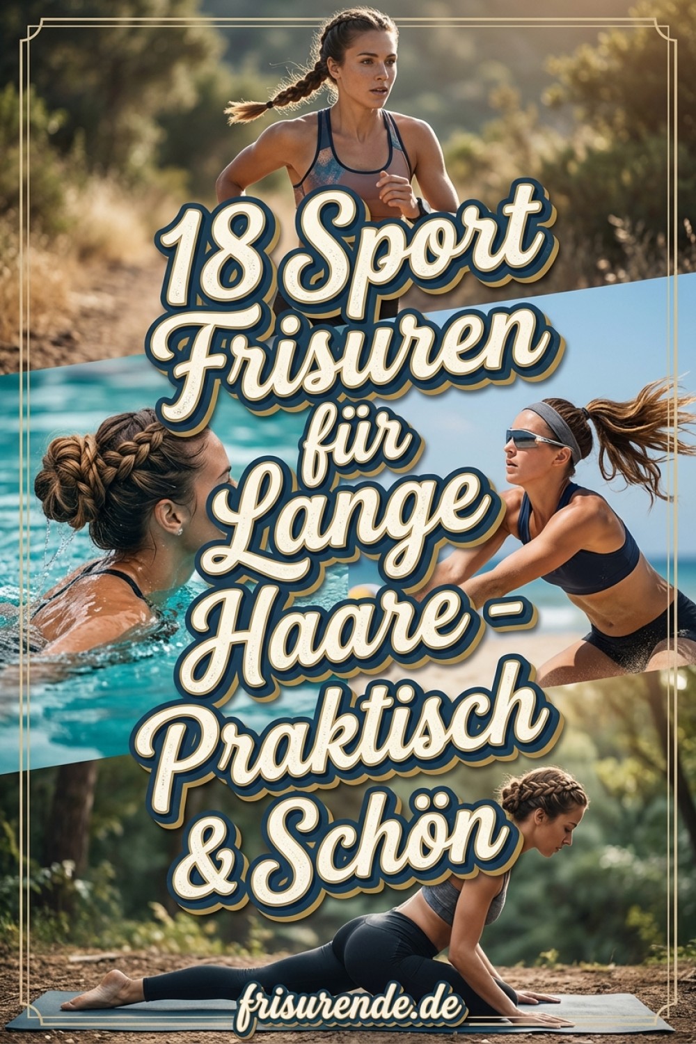 18 Sport Frisuren für Lange Haare - Praktisch & Schön
