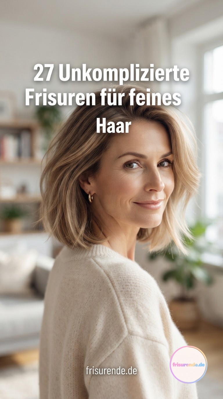 27 Unkomplizierte Frisuren für feines Haar