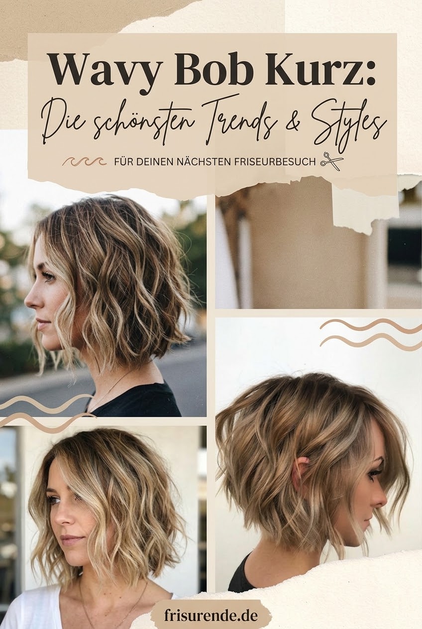 Wavy Bob Kurz: Die schönsten Trends & Styles