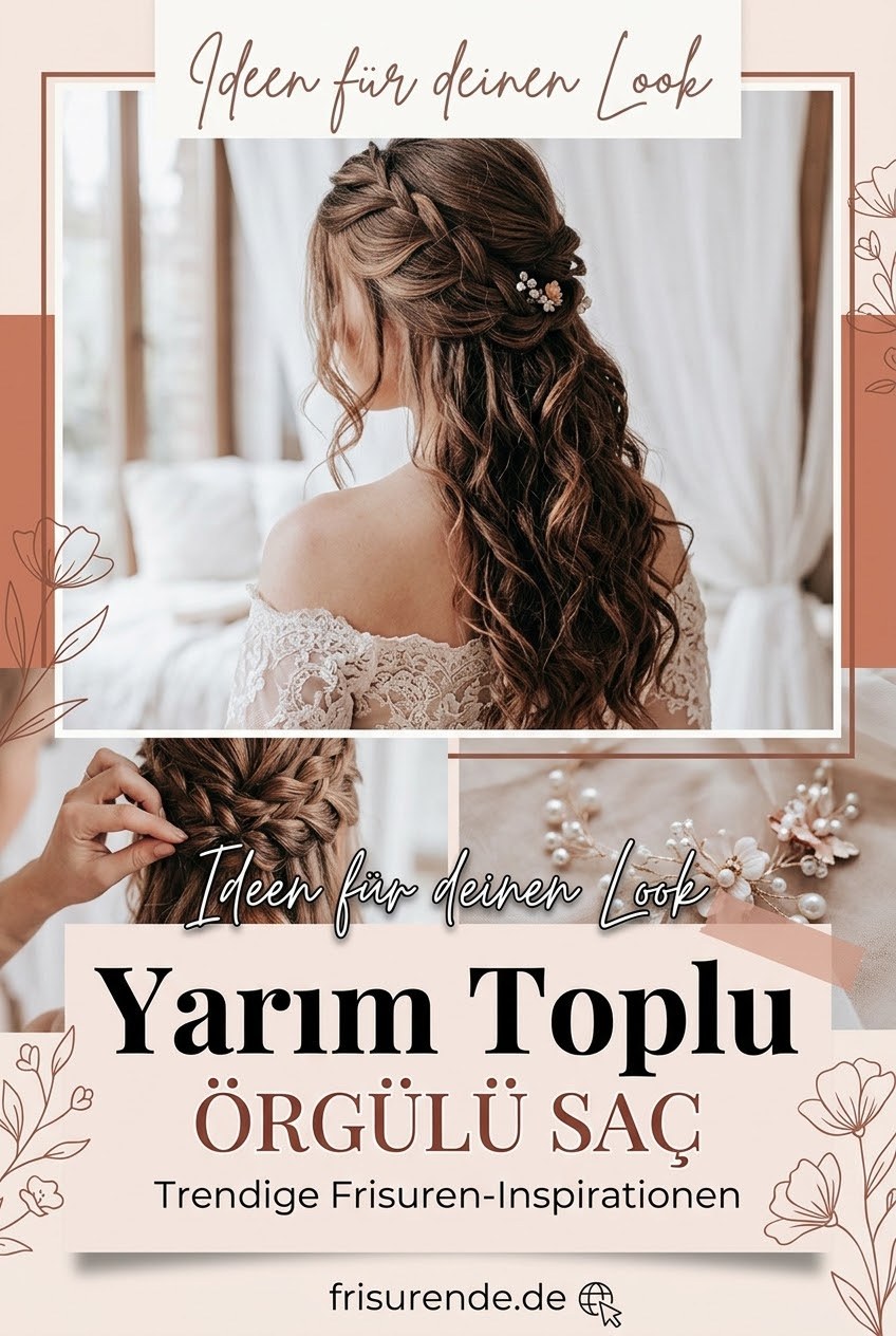 Yarım Toplu Örgülü Saç Ideen für deinen Look