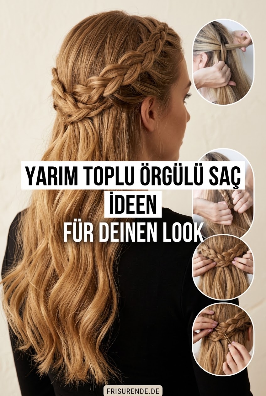 Yarım Toplu Örgülü Saç Ideen für deinen Look