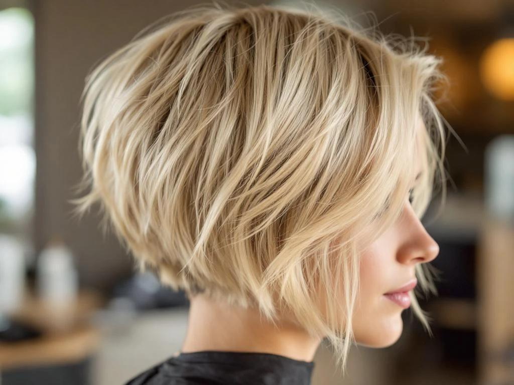 Pixie Bob feines Haar Übergang