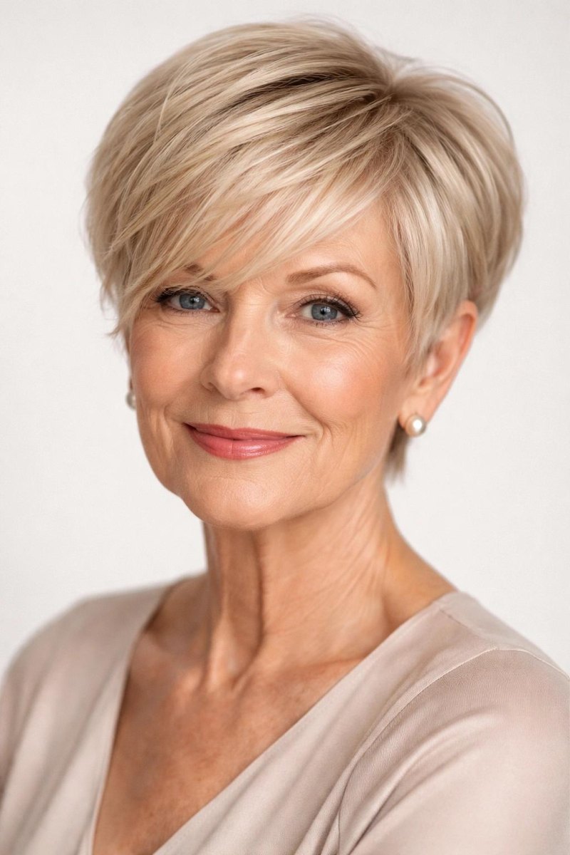 Pixie Cut Frauen ab 50 Ideen für einen eleganten Look
