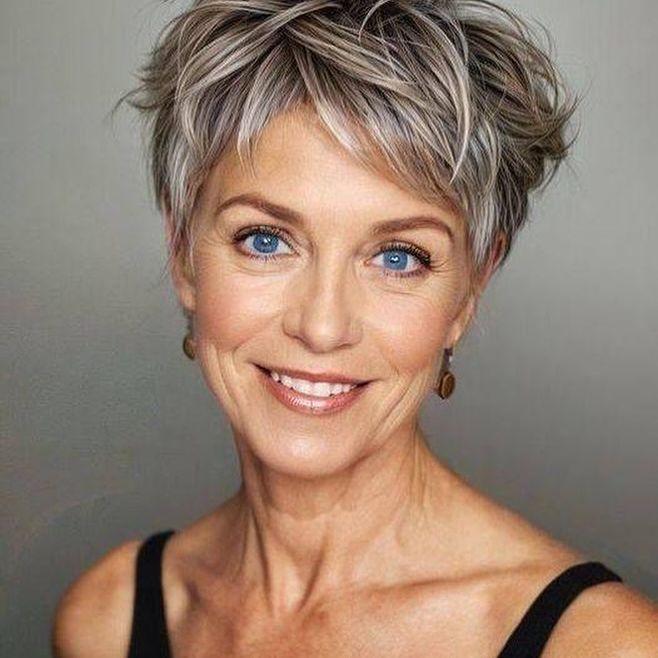 Pixie Cut längeres Deckhaar