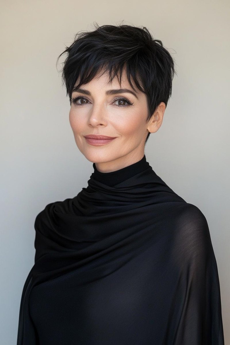 Pixie Cut schwarz ab 50 Ideen für moderne Looks