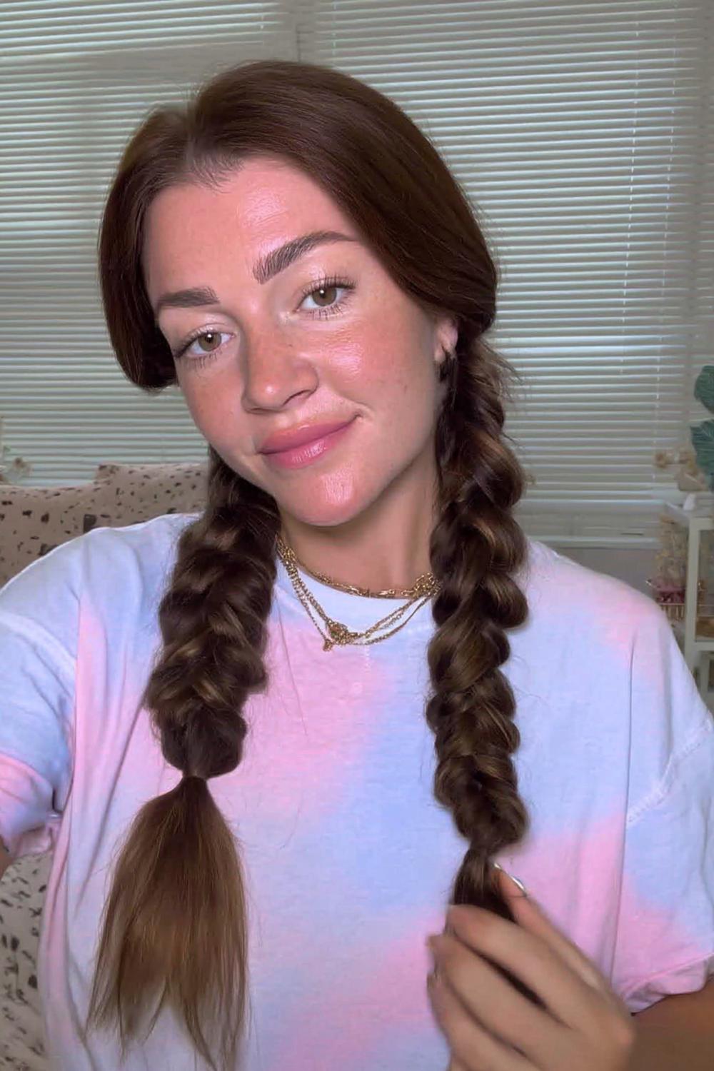 Blitzschneller Twisted Low Bun