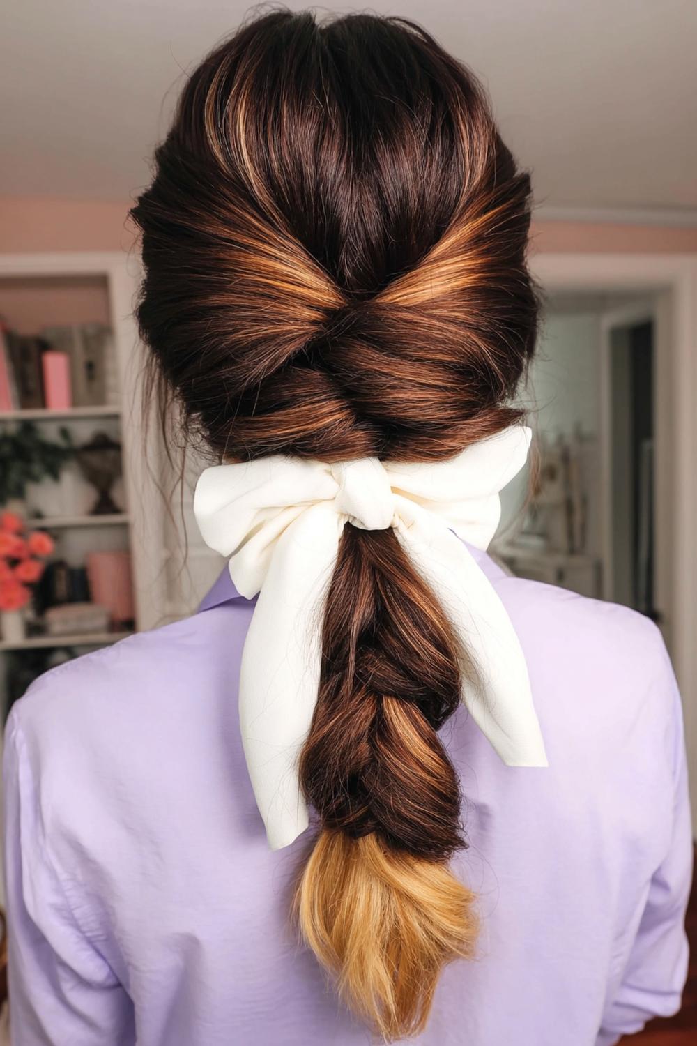 Braut-Hochsteckfrisur mit Schleier