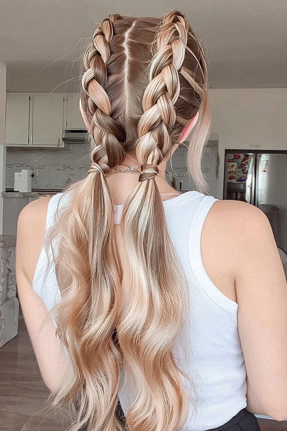 Doppelter French Braid
