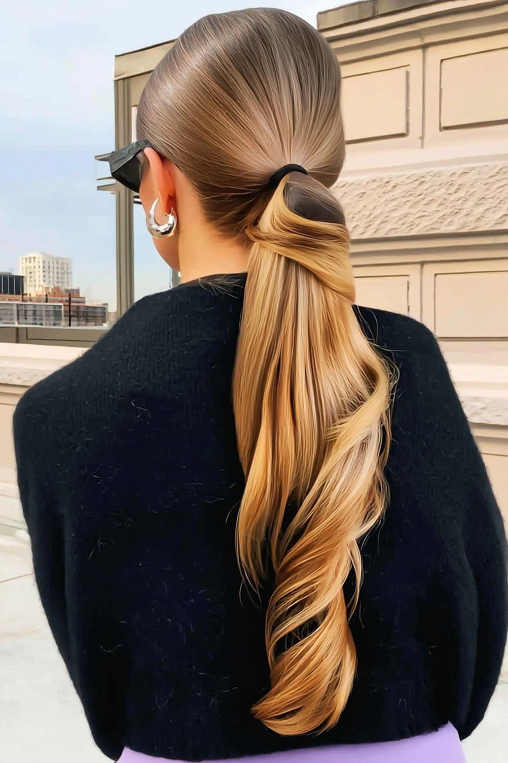 Eleganter Twisted Ponytail