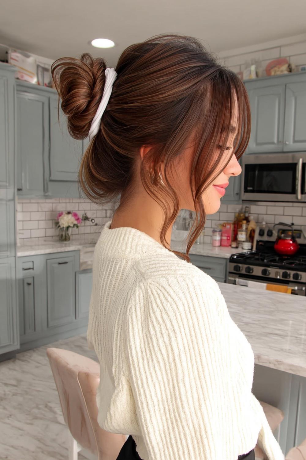 Glamouröser Bubble-Zopf