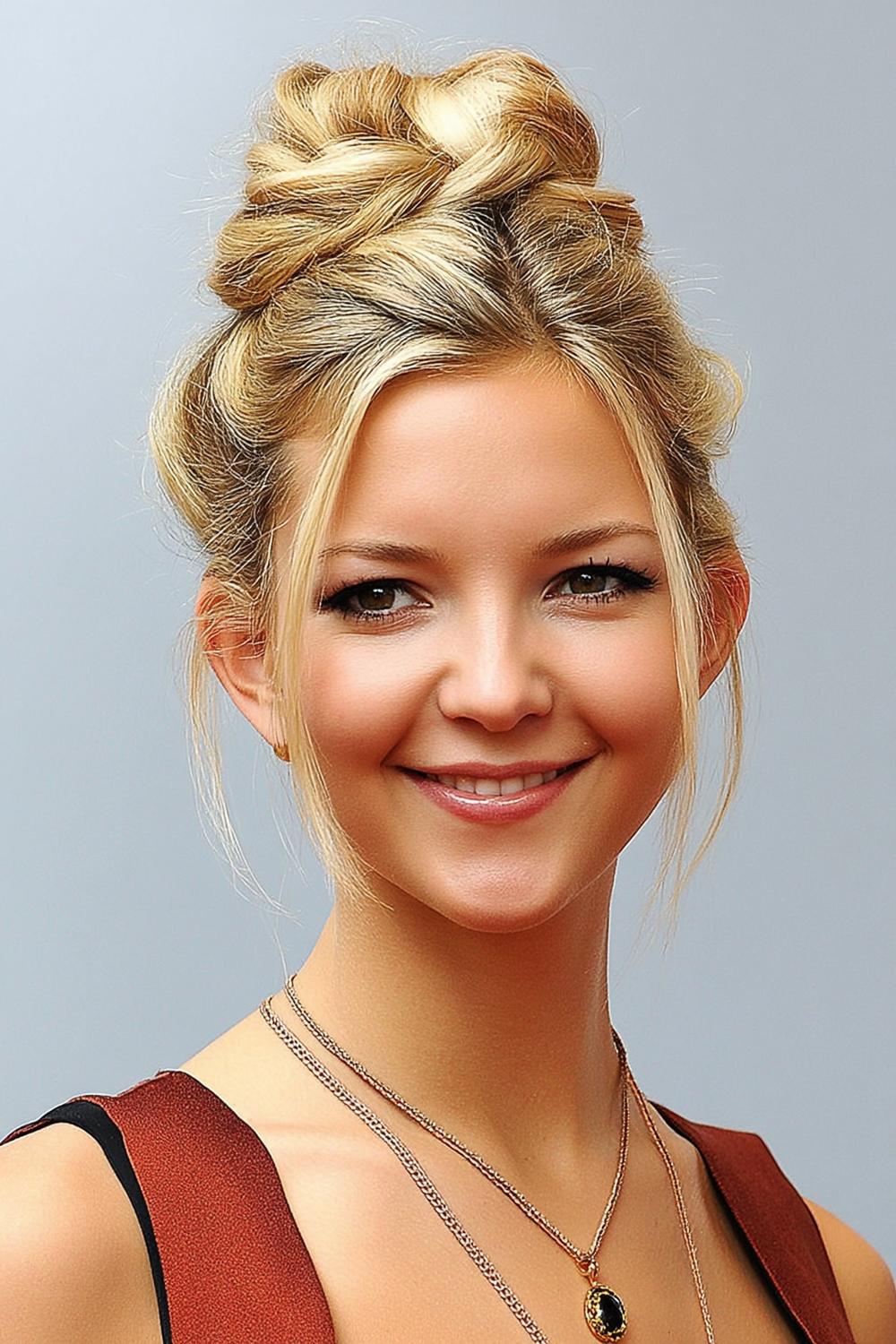 Kunstvoller Bubble-Ponytail