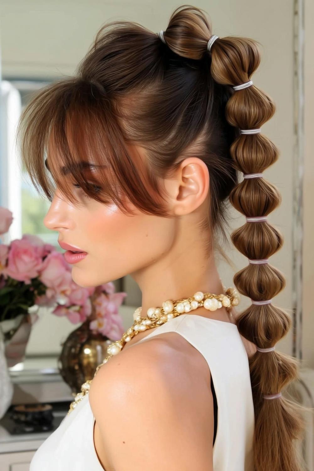 Kunstvoller Fischgrätenzopf